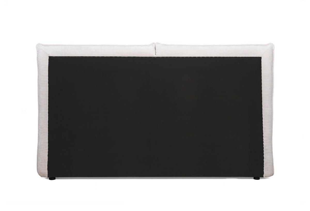 KONTINENTALSÄNG 180/200 cm  i cremefärgad  - svart/cremefärgad, Design, trämaterial/trä (180/200cm) - Visionight