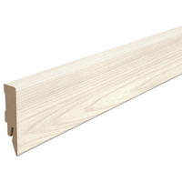 SOCKELLEISTE Akazie weiss Weiß  - Weiß, KONVENTIONELL, Holzwerkstoff (240/1.4/5.8cm) - Egger Holzwerkstoffe