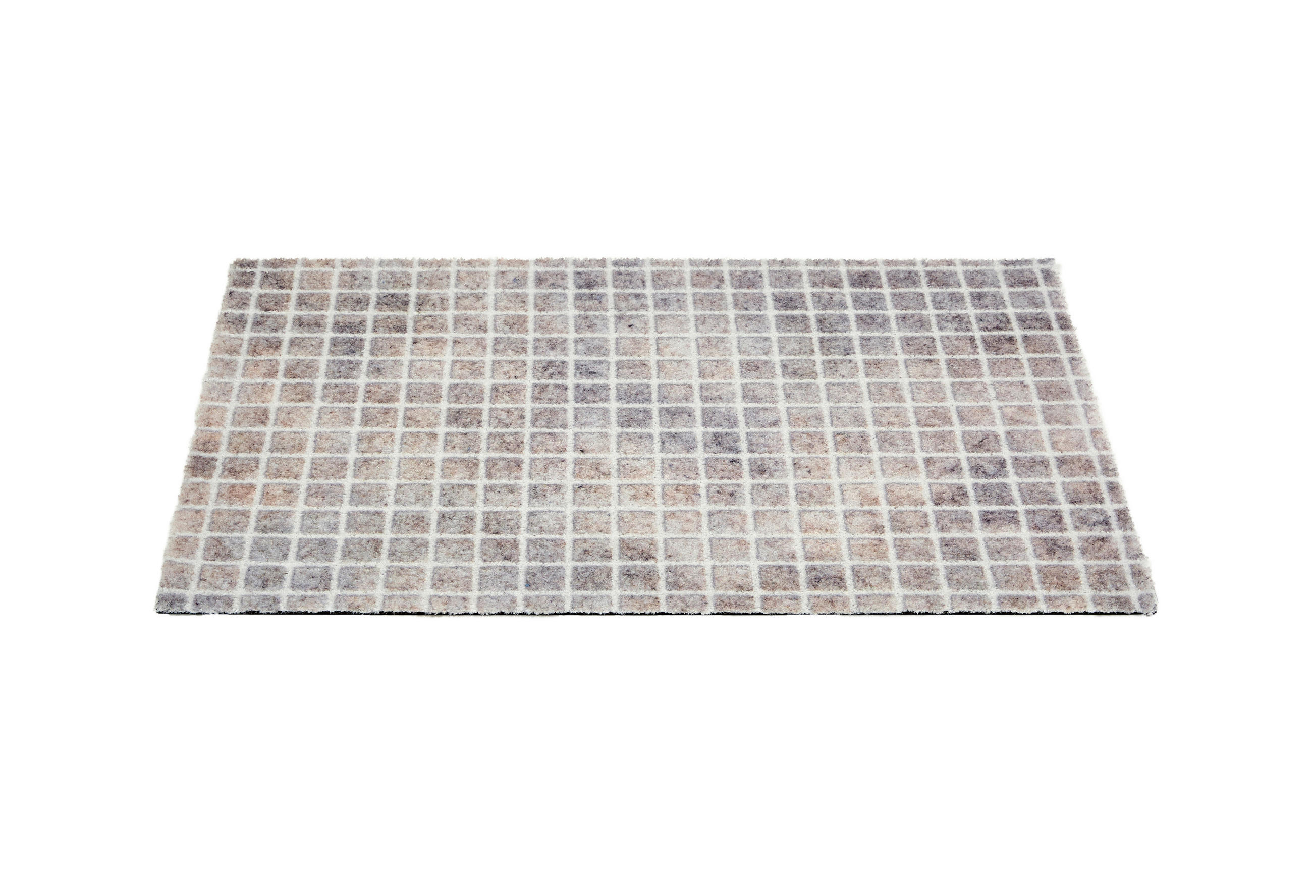 Thumbnail - Schöner Wohnen FUßMATTE Orlando, Hellgrau, Beige, Textil, Struktur, rechteckig, 50x70 cm, Bsci, schmutzabweisend, für Fu...