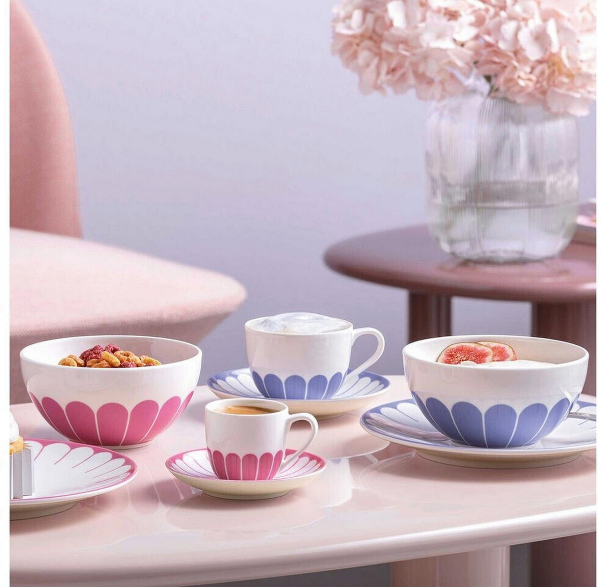 FRÜHSTÜCKSTELLER Weiß, Magenta Fleur Cassis  - Magenta/Weiß, MODERN, Keramik (21/2,5cm) - Villeroy & Boch