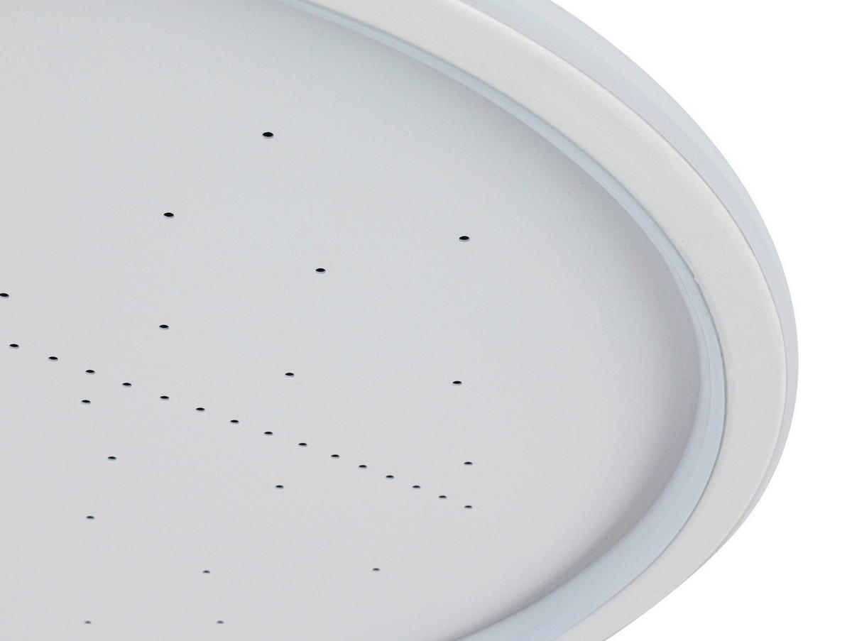 LED-DECKENLEUCHTE Kettering 45/5,5 cm   - Weiß, Trend, Kunststoff/Metall (45/5,5cm) - Novel