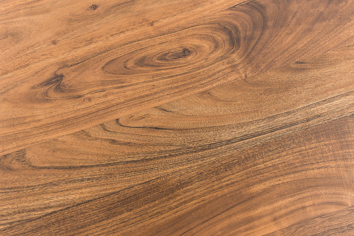 ESSTISCH in Holz 140/80/76,5 cm  - Schwarz/Naturfarben, MODERN, Holz/Metall (140/80/76,5cm) - Livetastic