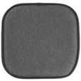 SITZKISSEN  40/40 cm   - Anthrazit, Textil (40/40cm) - Novel