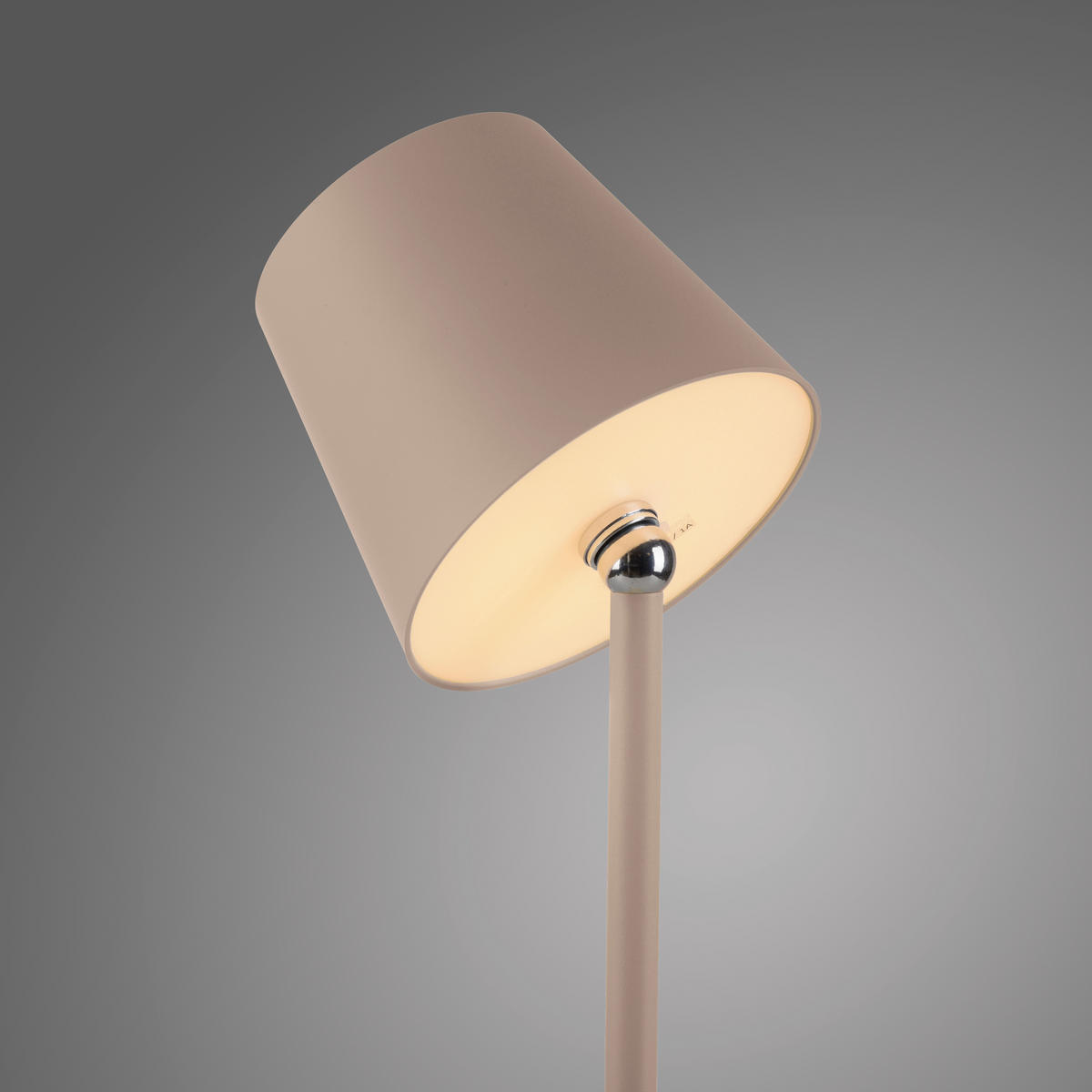 LED-TISCHLEUCHTE Boteria 11/11/37 cm   - Sandfarben, MODERN, Kunststoff/Metall (11/11/37cm)