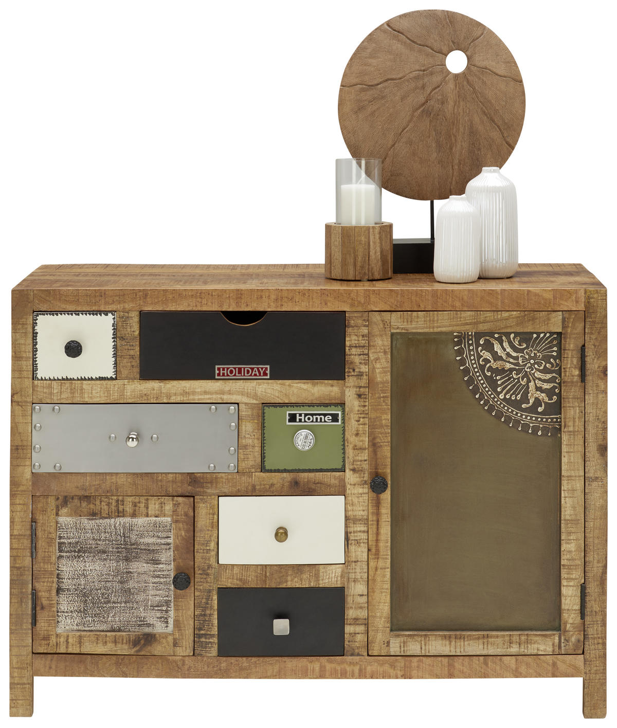 KOMMODE 110/80/40 cm  in Multicolor  - Multicolor, Lifestyle, Holz/Metall (110/80/40cm) - Landscape