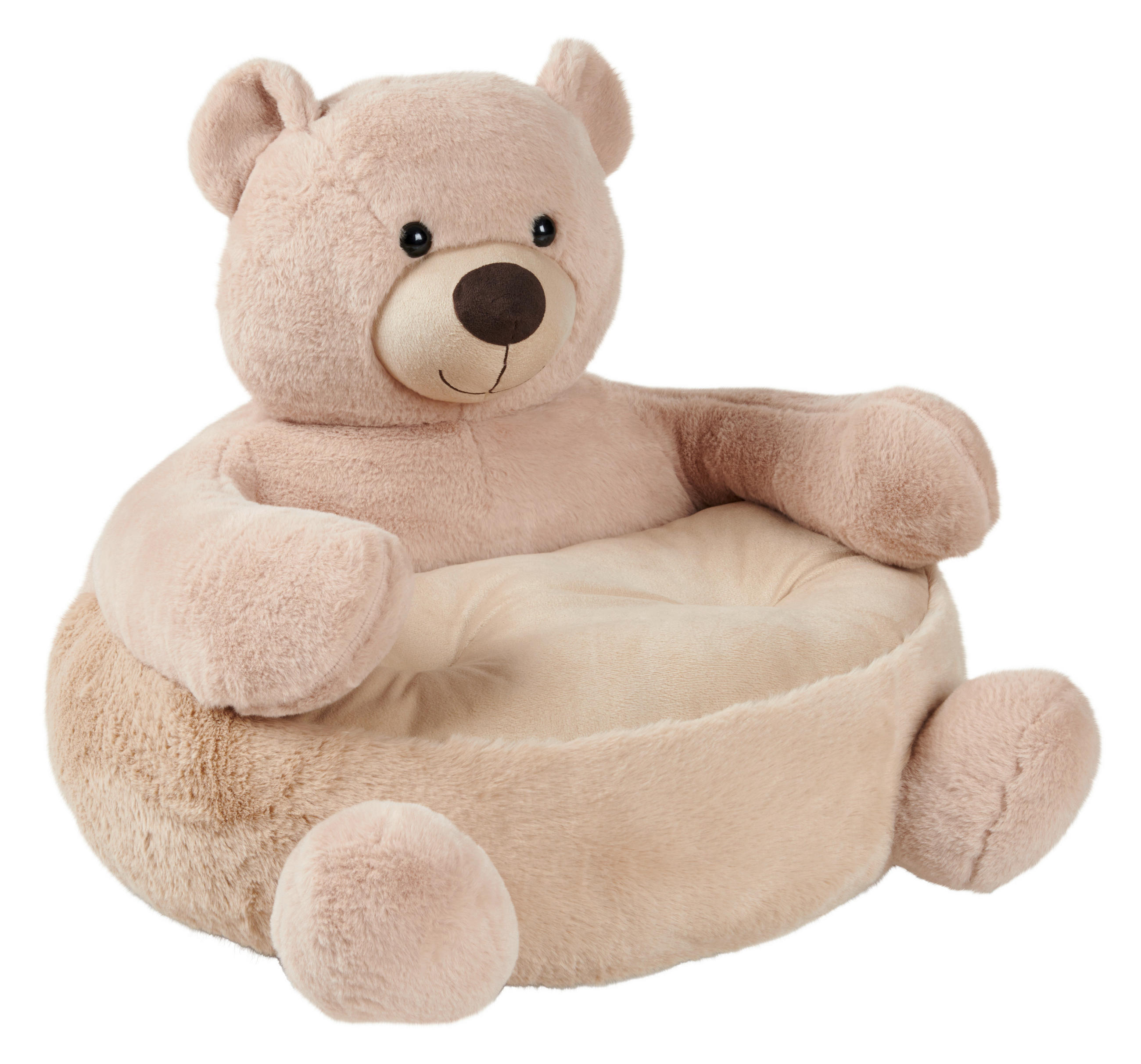 KINDERSESSEL - Beige, Basics, Textil (53/55/45cm) - Patinio