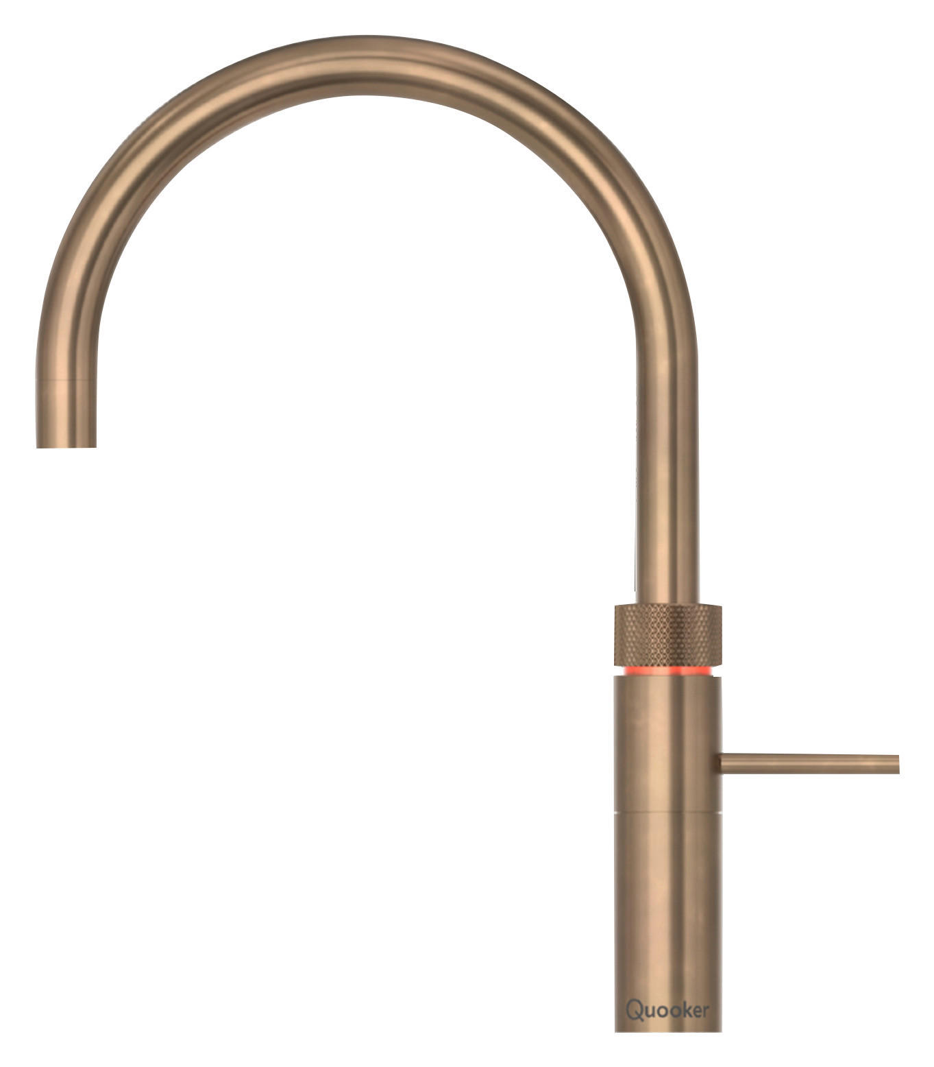 KÜCHENARMATUR Fusion Round  - Messingfarben, Basics, Metall (4/36,6/25,1cm) - Quooker