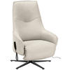 RELAXSESSEL in Textil Beige  - Anthrazit/Beige, Design, Textil/Metall (70/112/85cm) - Himolla
