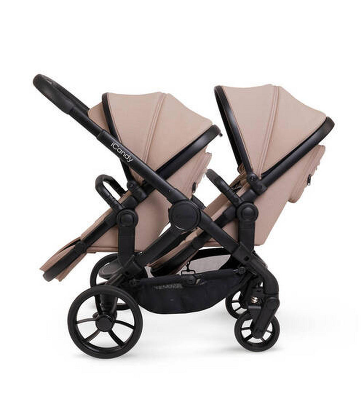 rok isporuke 60 dana  PEACH 7  - cappuccino/crna visoki sjaj, Basics, tekstil/plastika (75/55/39cm) - ICANDY