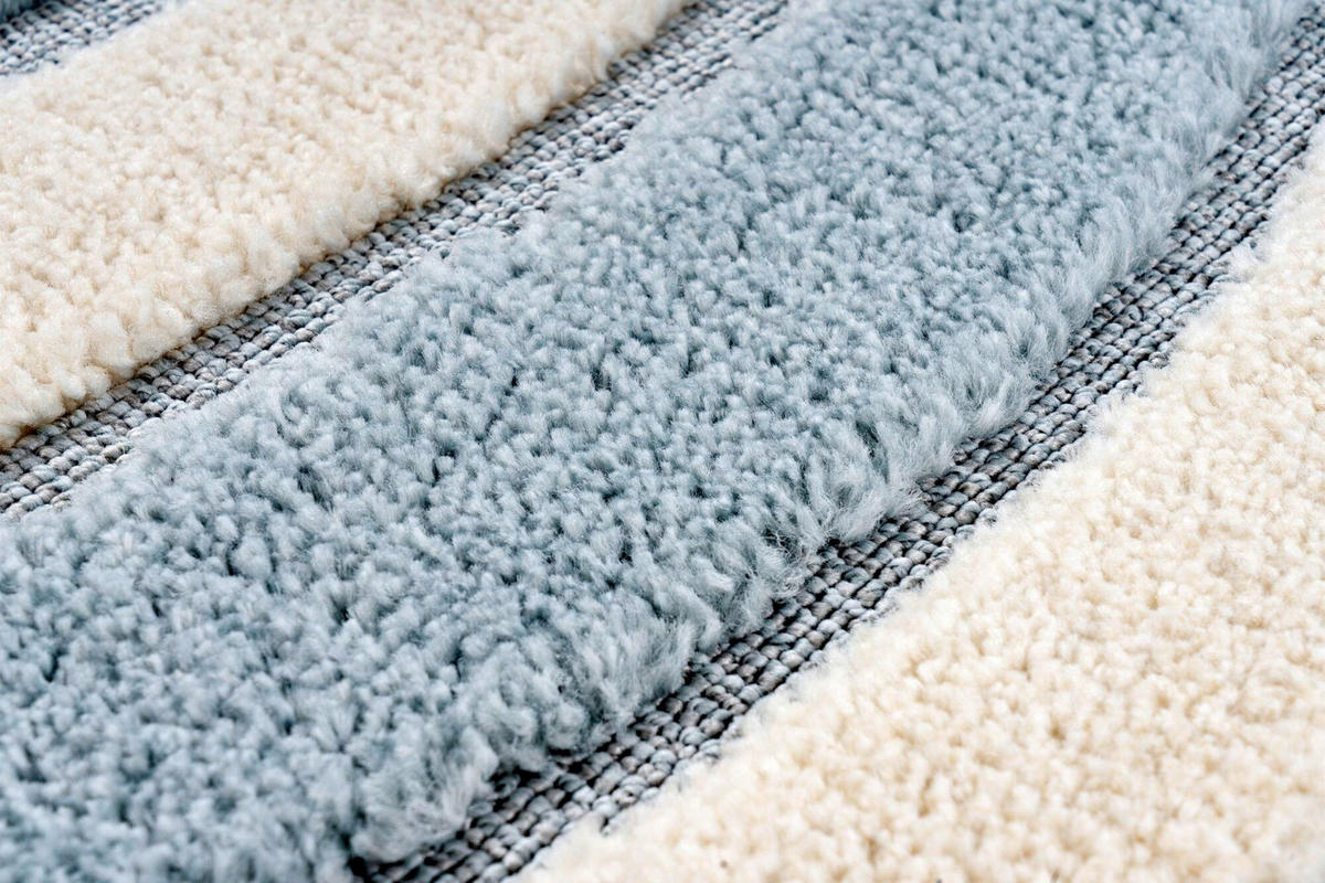 FLACHWEBETEPPICH 160/230 cm Blau rechteckig  - Blau, Basics, Textil (160/230cm) - Kayoom