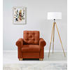 SESSEL in Terracotta  - Buchefarben/Terracotta, Design, Holz/Textil (93/89/82cm) - MID.YOU