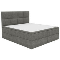 BOXBETT 140/200 cm  in Schlammfarben  - Schlammfarben/Schwarz, KONVENTIONELL, Kunststoff/Textil (140/200cm) - Boxxx