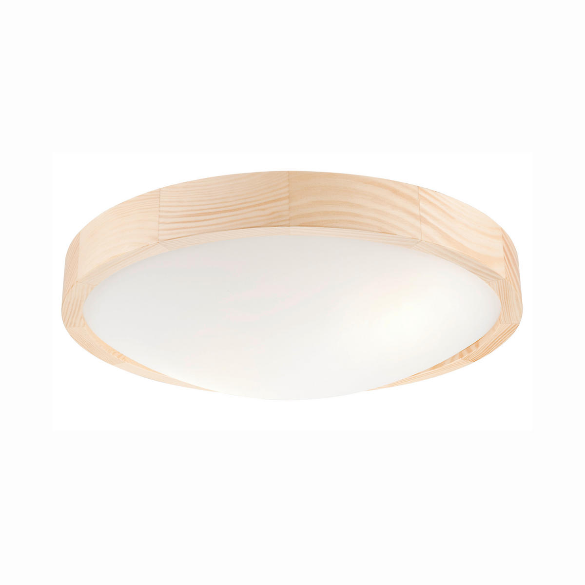 DECKENLEUCHTE Anello 37/8 cm   - Kieferfarben, Natur, Holz (37/8cm)