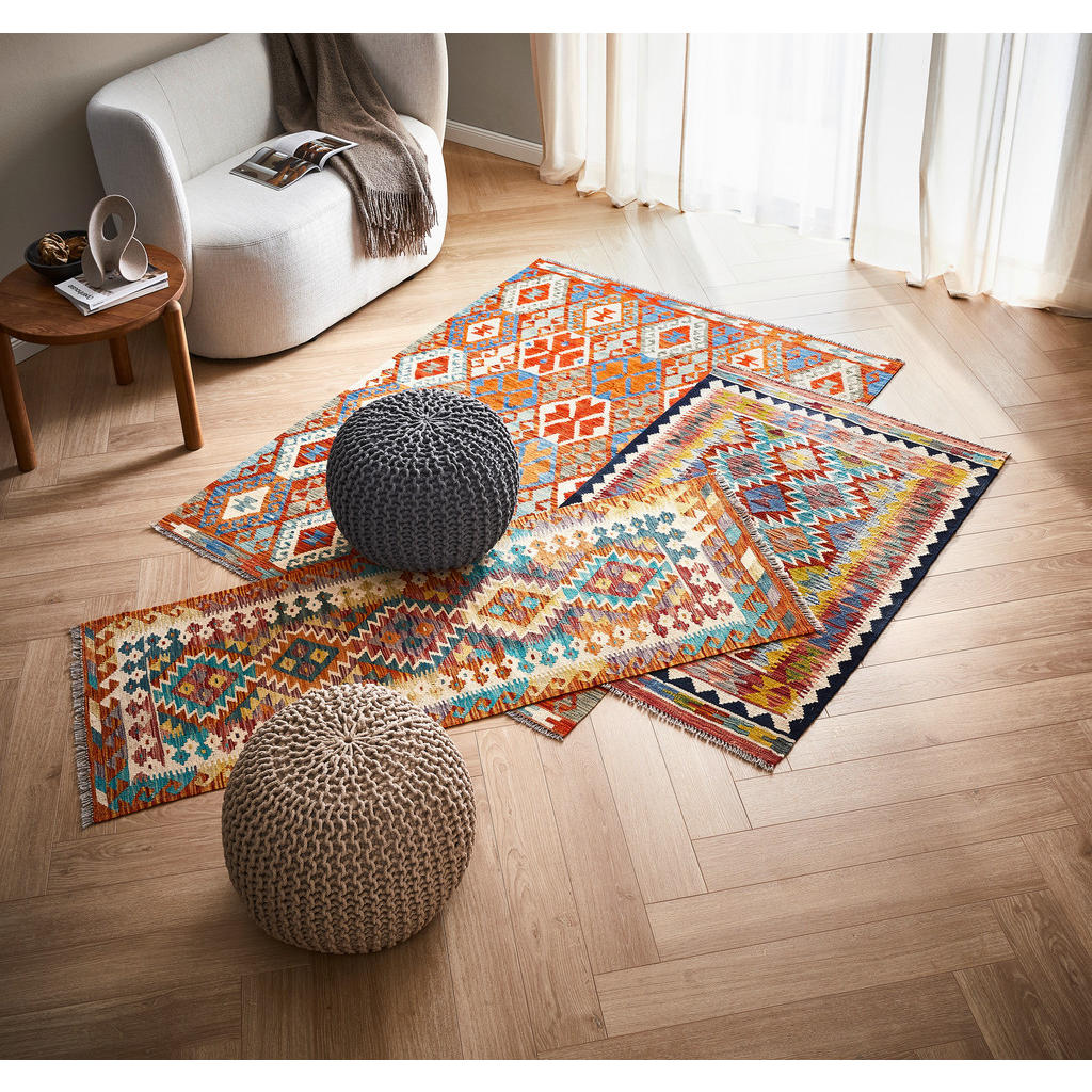 Thumbnail - Linea Natura Pouf, Grau, Textil, Uni, Füllung: Styroporkugeln, 55x55x35 cm, AZO-frei, Indoor, Wohnzimmer, Hocker, Poufs