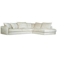 SOFFA i beige  - beige, Klassisk, metall/trä (311/85/110-230cm) - Novel