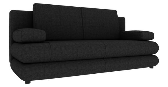 SCHLAFSOFA  in Mikrofaser Anthrazit  - Anthrazit/Schwarz, KONVENTIONELL, Kunststoff/Textil (212/93/90cm) - Carryhome