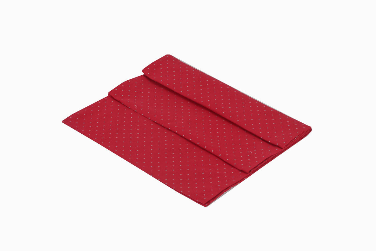 STOLNJAK crvena, srebrna  - srebrna/crvena, Osnovno, tekstil (50/180cm)