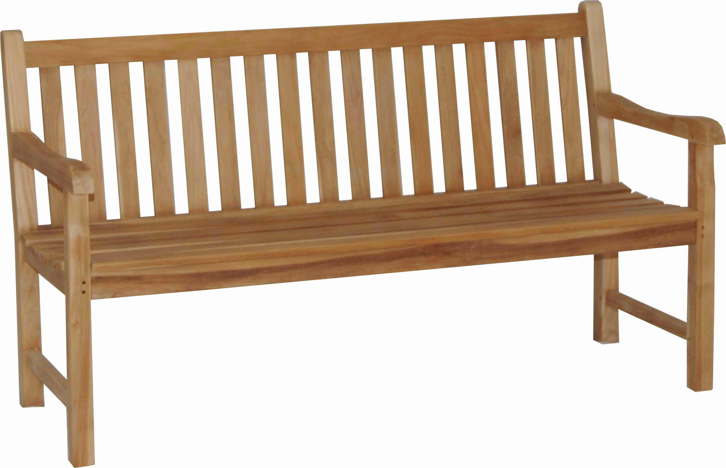 BANCĂ DE GRĂDINĂ in culoare natur - culoare natur, Natur, lemn (160/91/65,5cm) - Ambia Garden