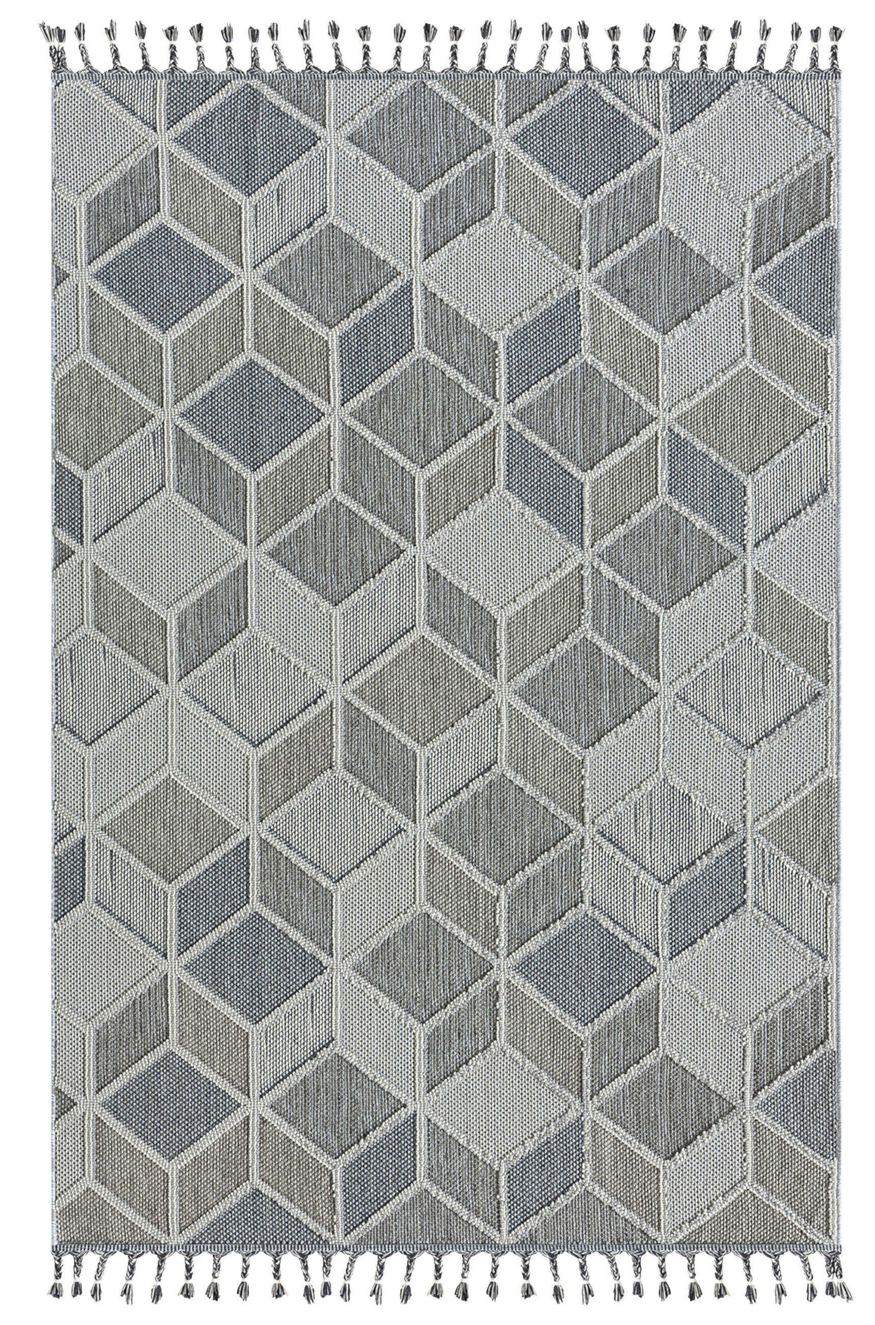 Astra Webteppich Grau, Blau 133x190 cm