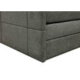 BOXSPRINGBETT 180/200 cm  in Dunkelgrau  - Dunkelgrau, KONVENTIONELL, Textil (180/200cm) - Carryhome