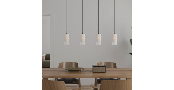 LED-HÄNGELEUCHTE Mimosa 86/8/150 cm   - Pinienfarben, Design, Kunststoff/Stein (86/8/150cm) - Dieter Knoll