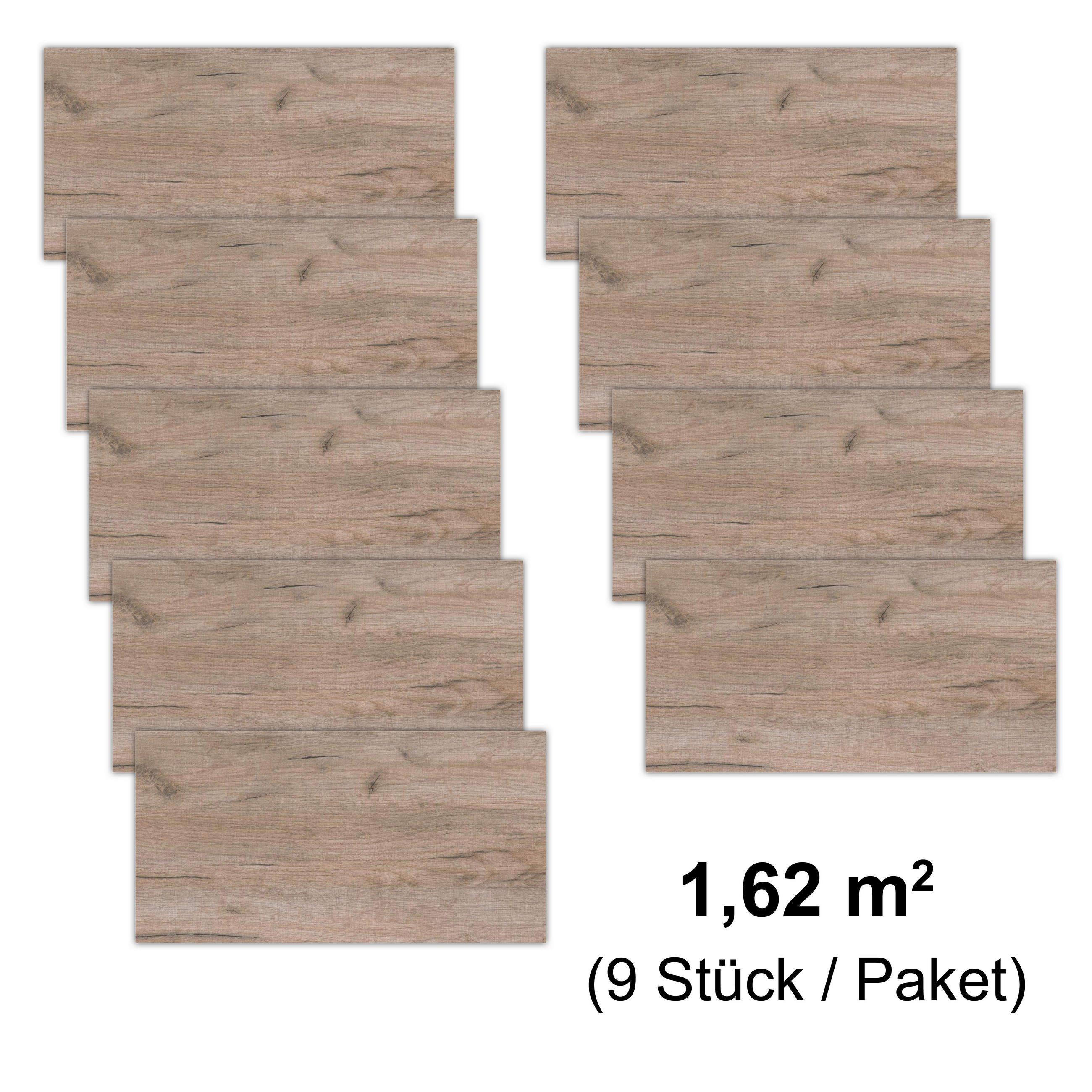 WANDPANEEL Baridecor Aqua Alteiche  - Alteiche, Design, Kunststoff (60/30/0,4cm)