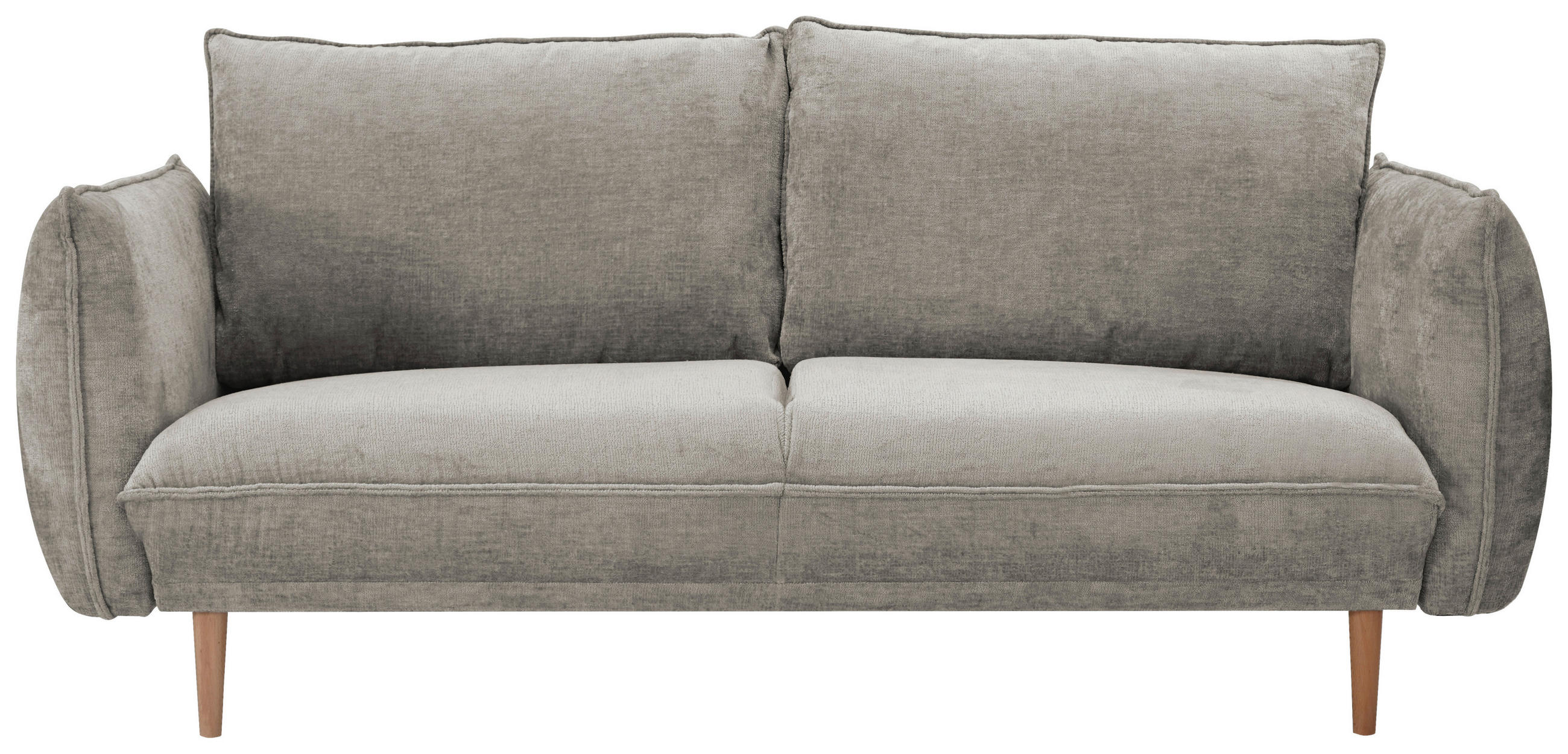 3-SITS SOFFA i beige  - beige/bokfärgad, Modern, trä (203/91/90cm) - Hom`in