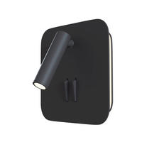 NÁSTENNÉ SVIETIDLO, 13/13/10 cm - čierna, Trend, kov (13/13/10cm) - MAYTONI