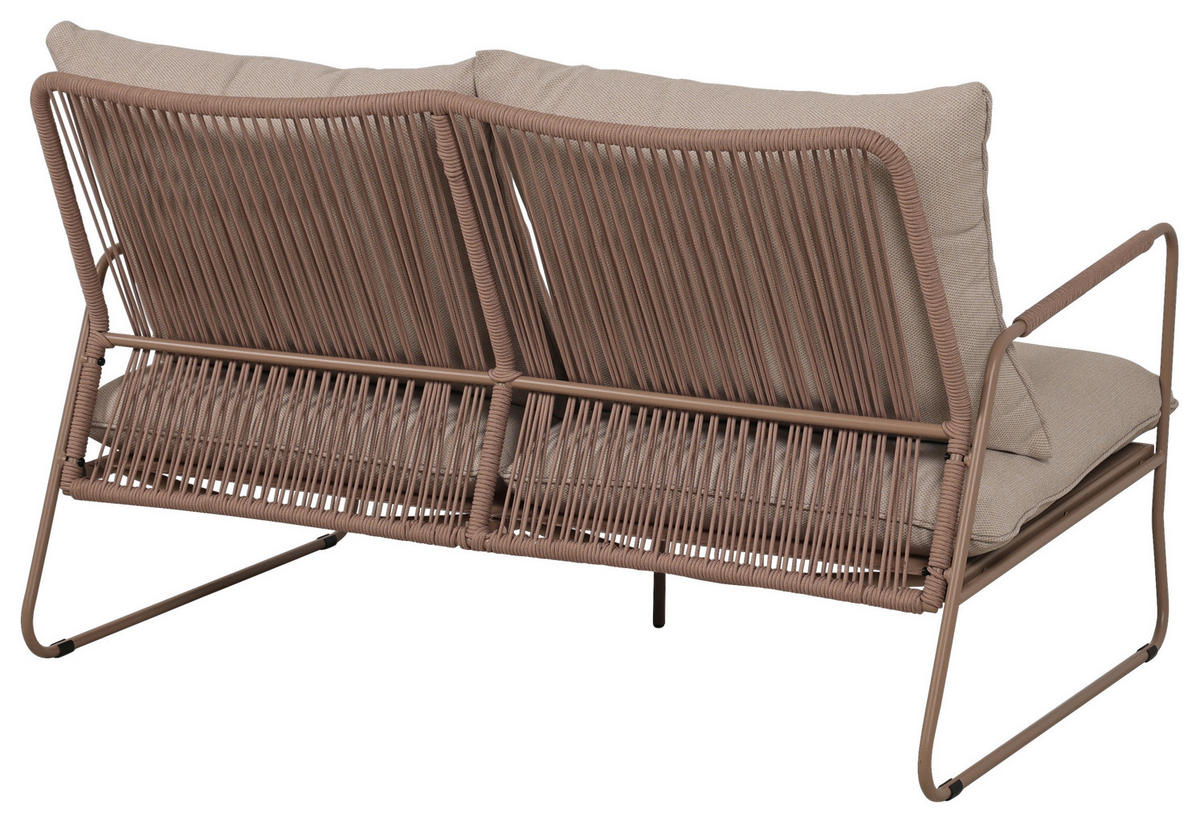 GARTENSET Webstoff Eisen  - Beige/Naturfarben, Design, Textil/Metall - Ambia Garden