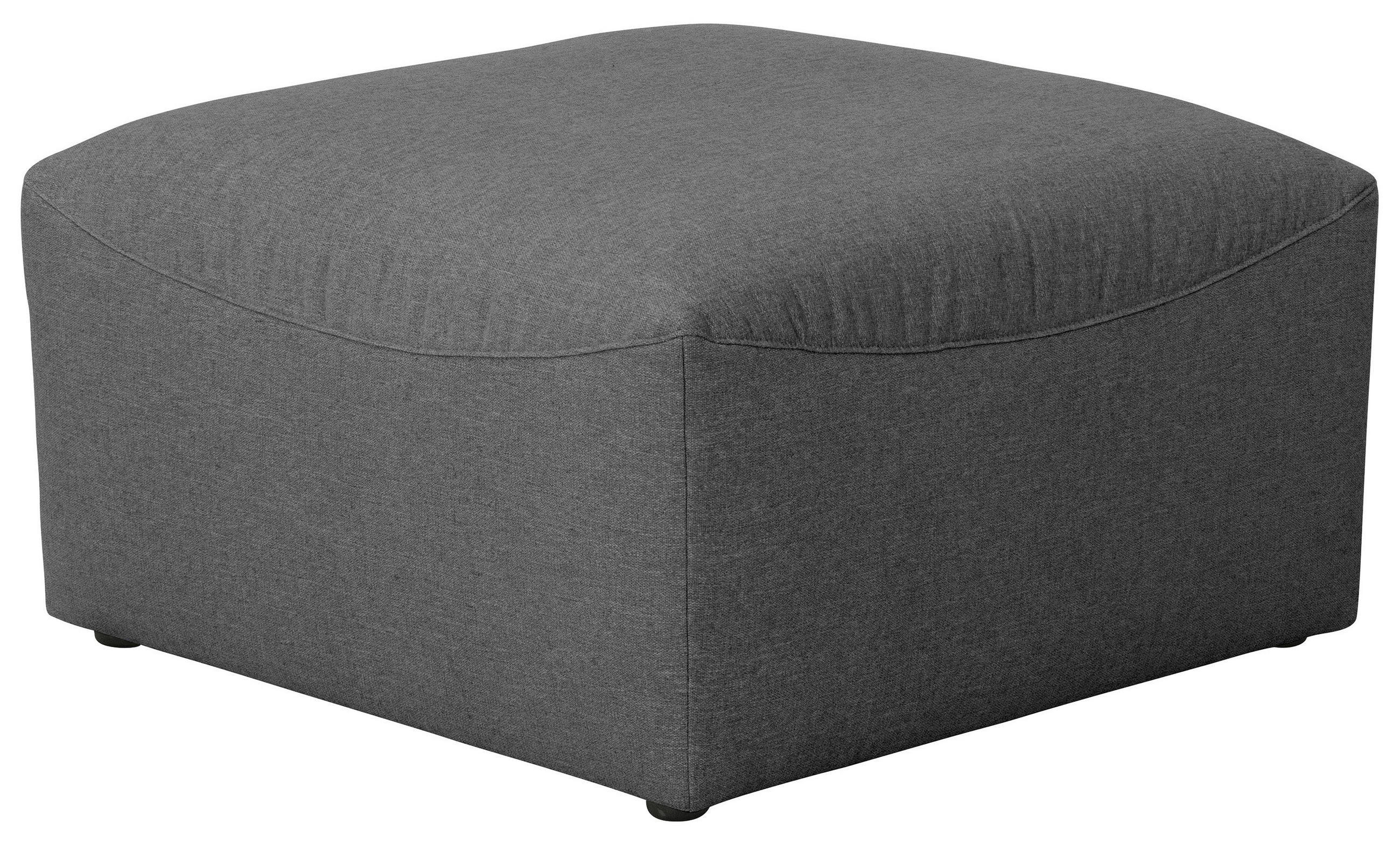 HOCKER Flachgewebe Anthrazit - Anthrazit, Design, Kunststoff/Textil (75/45/75cm) - Max Winzer