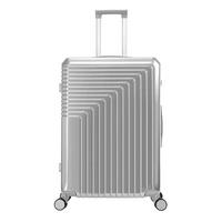 REISEKOFFER Silberfarben  - Silberfarben, Design, Kunststoff/Textil (74/29/50,5cm) - Novel