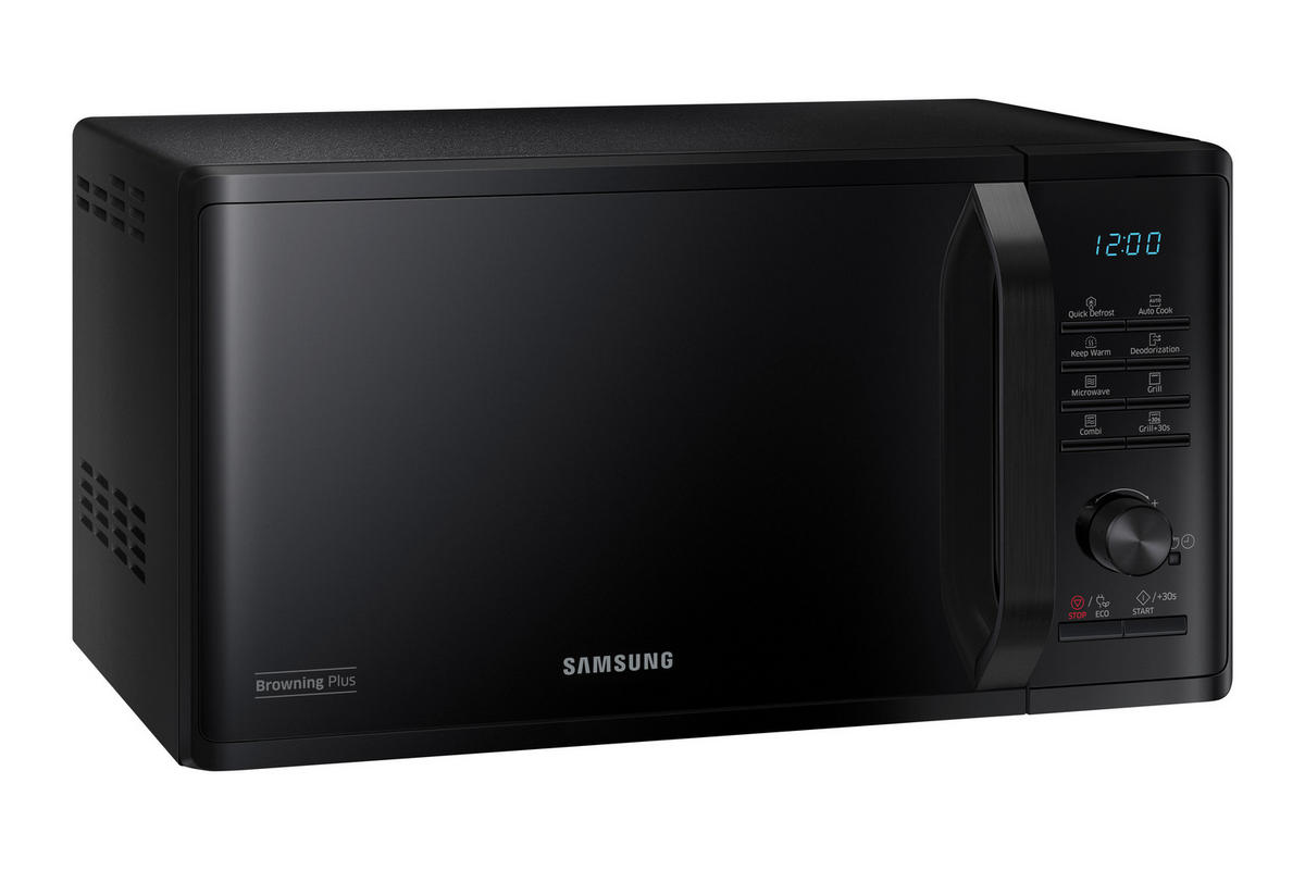 MIKROWELLE MG23K3505AK/SW  - Schwarz, Basics, Keramik (48,9/27,5/39,2cm) - Samsung