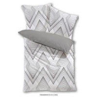 LENJERIE DE PAT CU DOUĂ FEȚE 220/200 cm  - gri, Design, textil (220/200cm) - Novel