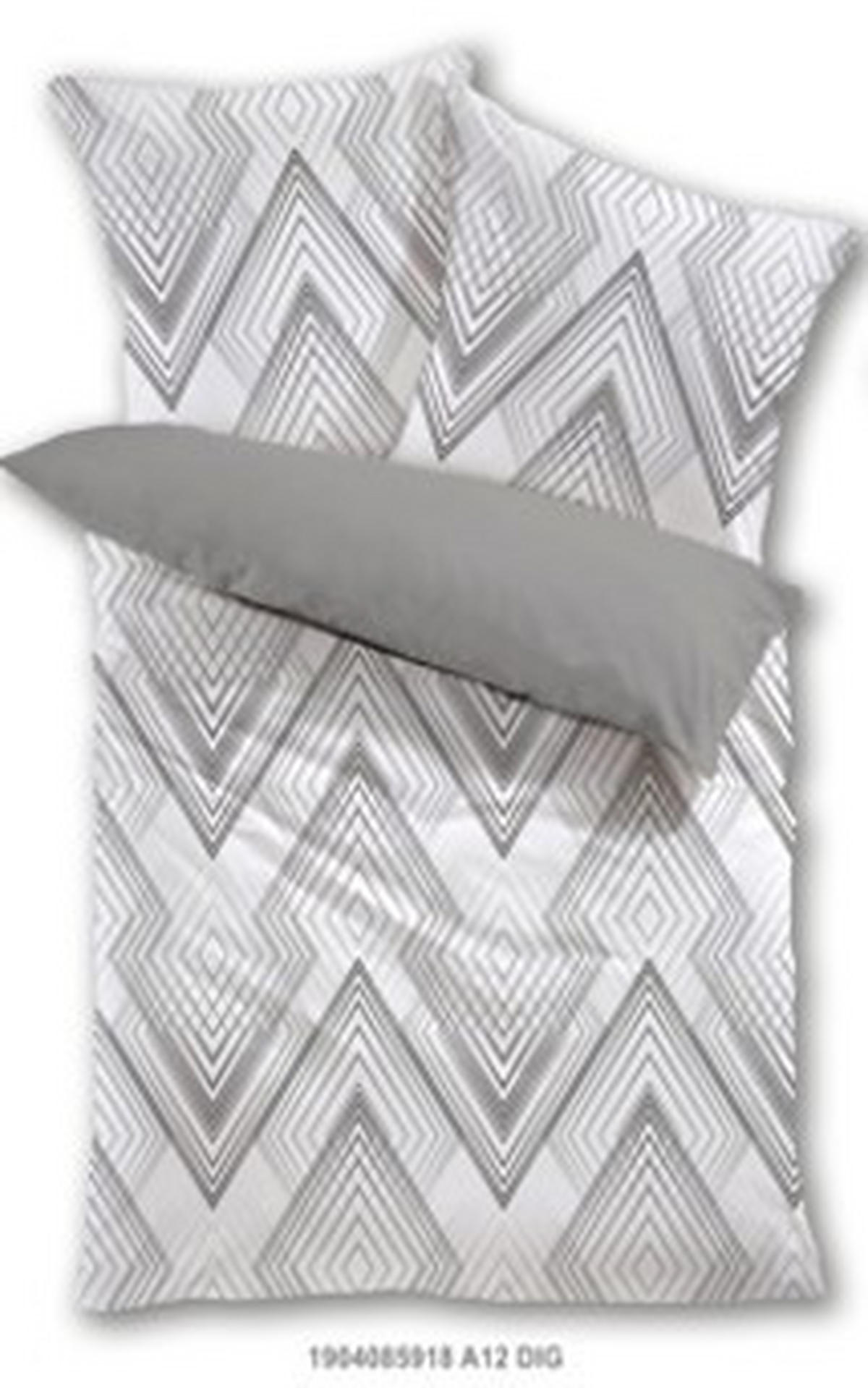 LENJERIE DE PAT CU DOUĂ FEȚE 220/200 cm  - gri, Design, textil (220/200cm) - Novel