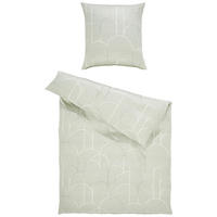 BETTWÄSCHE Atelier Makosatin 135/200 cm  - Grün, Design, Textil (135/200cm) - Estella