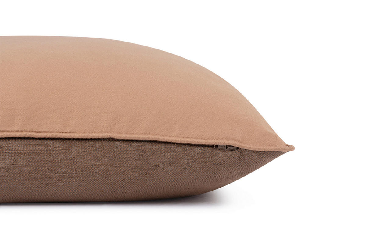 KISSENHÜLLE SW-Soft 45/45 cm  - Hellbraun, Basics, Textil (45/45cm) - Schöner Wohnen