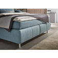 BOXSPRINGBETT 180/200 cm  in Hellblau  - Alufarben/Hellblau, KONVENTIONELL, Textil (180/200cm) - Dieter Knoll