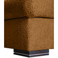 ECKSOFA Goldfarben Webstoff  - Goldfarben/Braun, KONVENTIONELL, Holz/Textil (170/235cm) - Carryhome