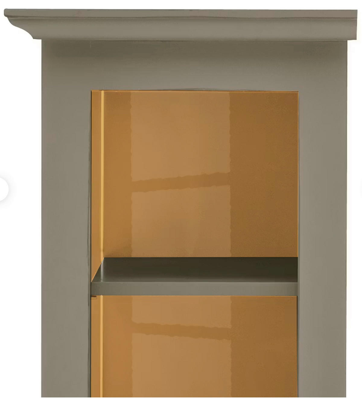 SIDEBOARD UrbanClass  in 190,5/82/49 cm  - Grau/Honig, LIFESTYLE, Glas/Holz (190,5/82/49cm) - Livetastic