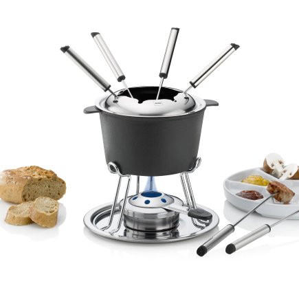 SET ZA FONDUE - crna, Basics, metal (20/19,5cm) - Kela
