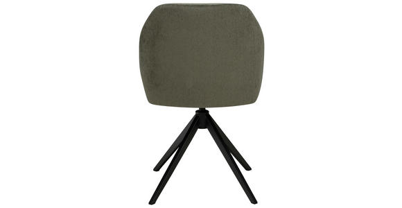 STUHL  Stoffauswahl, Typenauswahl Flachgewebe  - Schwarz/Grün, KONVENTIONELL, Textil/Metall (57/88/59cm) - Moderano