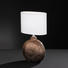 LAMPA STOLNÍ - bílá/měděné barvy, Konvenční, textil/keramika (23/13/36cm) LAMPA STOLNÍ - bílá/měděné barvy, Konvenční, textil/keramika (23/13/36cm)