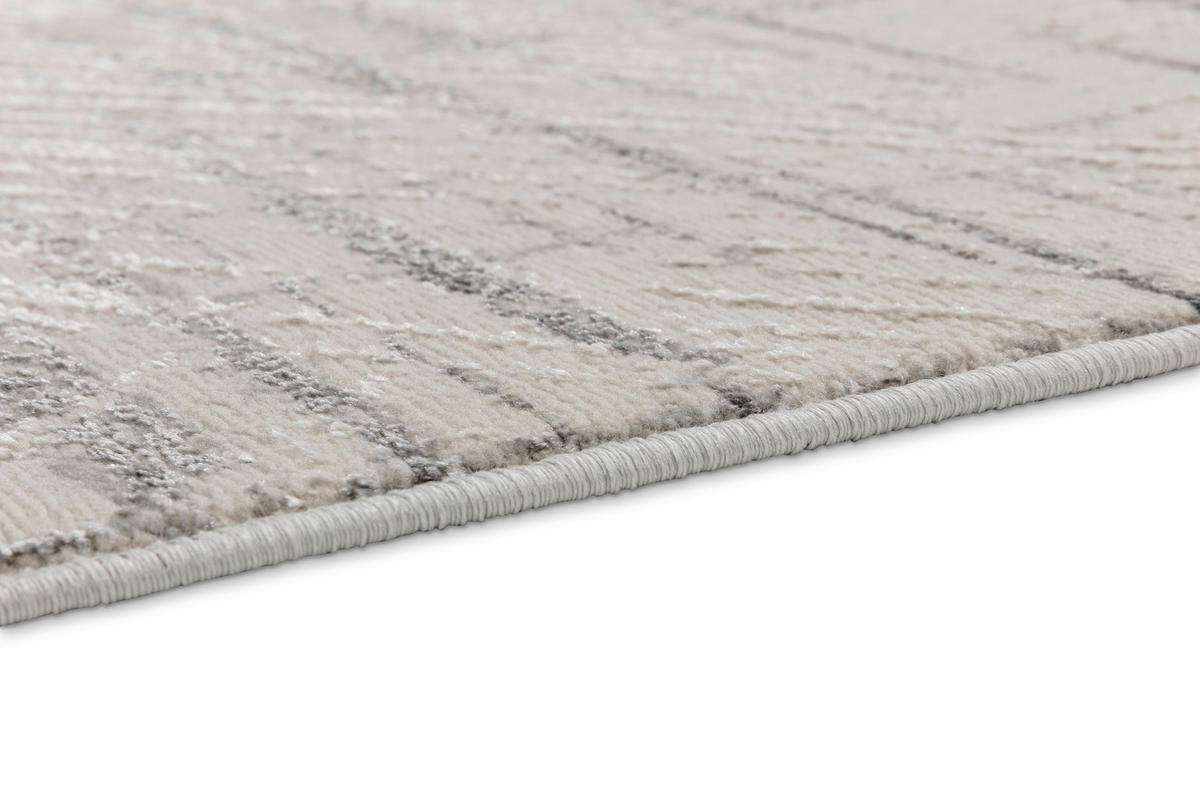WEBTEPPICH Wohnzimmer 160/230 cm Castello Silberfarben rechteckig  - Silberfarben, Design, Textil (160/230cm) - Astra