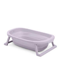 BABYBADEWANNE Wash N Fold  - Lila, Basics, Kunststoff (48/25/80cm) - Hauck