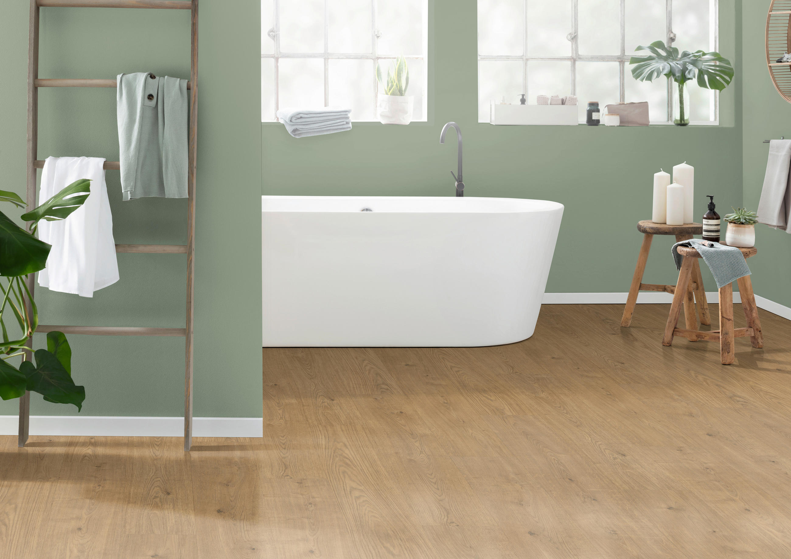 DESIGNBODEN Berdal Eiche Berdal Eiche  per  m² - Eichefarben, Design, Holzwerkstoff (129.2/19.3/0.75cm) - Egger Holzwerkstoffe