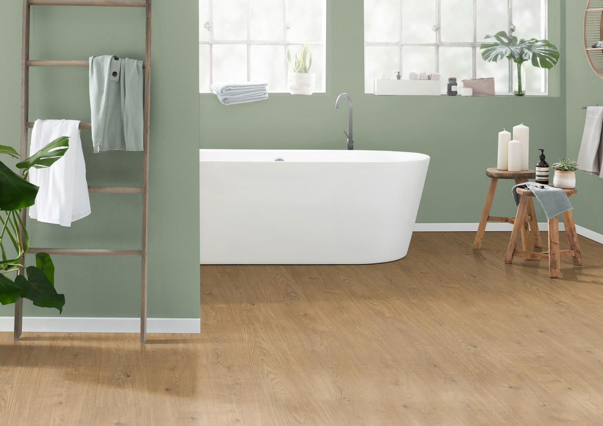 DESIGNBODEN Berdal Eiche Berdal Eiche  per  m² - Eichefarben, Design, Holzwerkstoff (129.2/19.3/0.75cm) - Egger Holzwerkstoffe