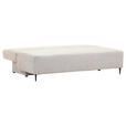 SCHLAFSOFA Flachgewebe Naturfarben  - Schwarz/Naturfarben, KONVENTIONELL, Textil/Metall (197/75/100cm) - Carryhome