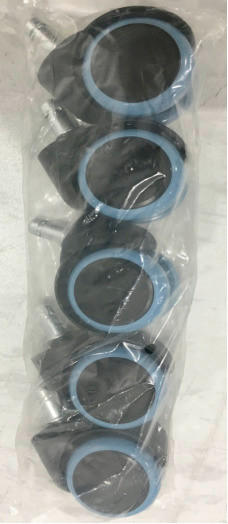 KOTAČIĆ ZA OKRETNU STOLICU    - plava/crna, Basics, metal/plastika - Boxxx