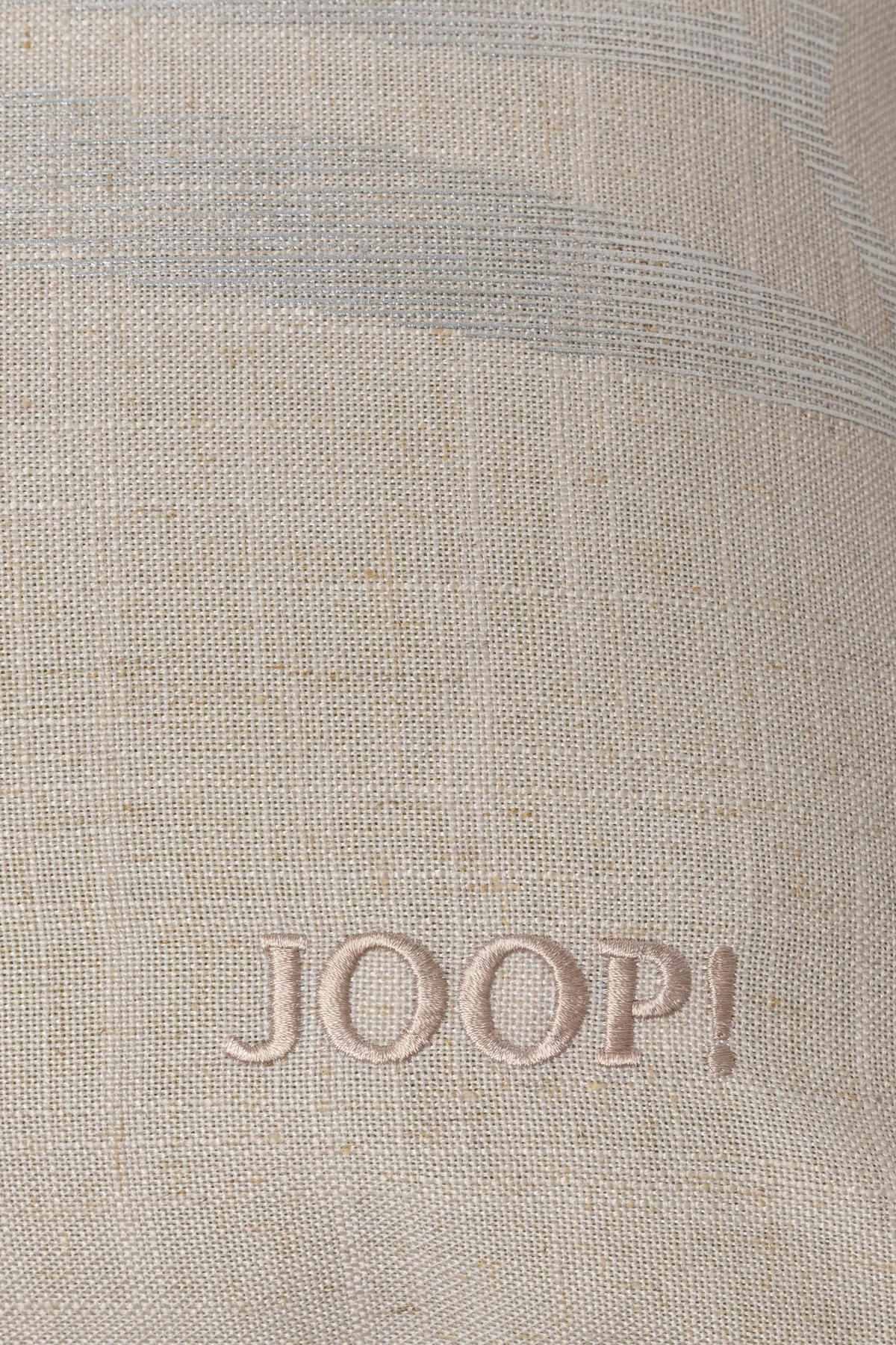 KISSENHÜLLE J!Fine-Leaf 50/50 cm  - Beige/Silberfarben, Basics, Textil (50/50cm) - Joop!