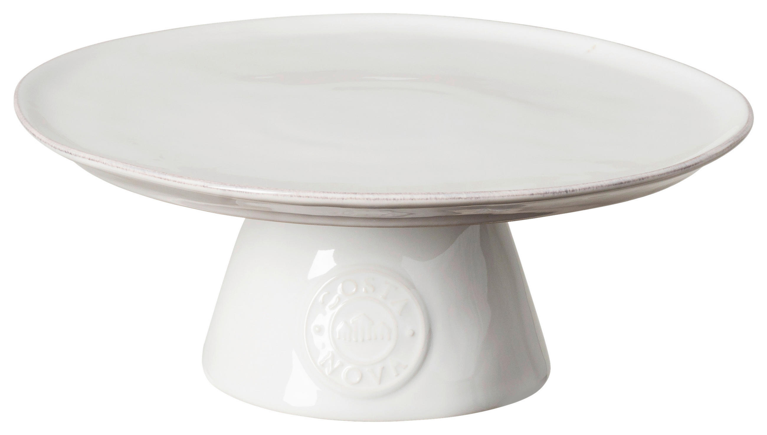 TORTENPLATTE - Weiß Hochglanz, Basics, Keramik (33/12cm) - Costa Nova